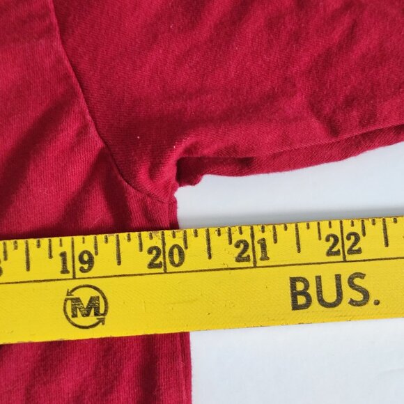 Crooks & Castles short sleeve T-shirt burgundy with graphic design men's size L - Picture 7 of 8